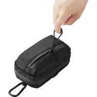 エレコム デジカメケース/GRAPH GEAR/コンパクトデジタルカメラケース/1気室/Mサイズ/ブラック DGB-CP01MBK 1個（直送品）