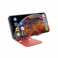 スマホスタンド 折りたたみ小型/～5インチまで対応/mini DOUBLE SWING/ワインレッド AS-MWBM-RD 1個 アーキサイト