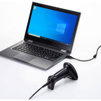 バーコードリーダー USB接続 2次元 1次元両対応 ハンディタイプ 画面読み取り可能 JAN UPC ITF QRコード対応 1個（わけあり品）