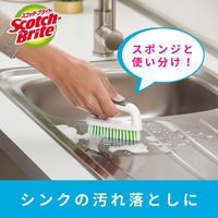 スリーエム（3M）スコッチブライト キッチン用ミニブラシ 抗菌 まな板 ホットプレート シンク K-504J（1個入）