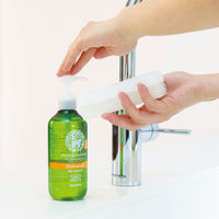 ハッピーエレファント 野菜・食器用洗剤 オレンジ＆ライムの香り ポンプ 本体 300mL 1個 サラヤ