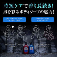 MARO（マーロ）ボディソープ 全身用クレンジングソープ クール ポンプ 本体 400ml