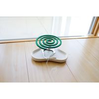 金鳥の渦巻 蚊取り線香 1箱 10巻 (線香立1個入) 約7時間有効 蚊 駆除剤 渦巻き KINCHO キンチョー