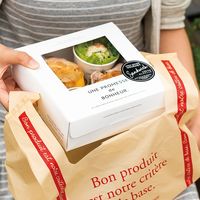 ヘッズ ボヌール窓付ランチボックス-1 BNR-WGB1 1パック(20枚)