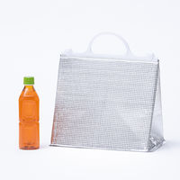 取っ手付き保冷袋 幅 300mm×高さ 270mm×マチ 180mm (100枚:1袋（10枚入）×10) オリジナル