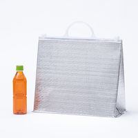 取っ手付き保冷袋 幅 380mm×高さ 330mm×マチ 170mm （50枚:1袋（10枚入）×5) オリジナル