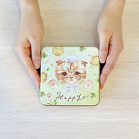 DADACA 【2個セット】こねこのこねこねクッキー缶 24-0437-048 1セット(2個入)（直送品）