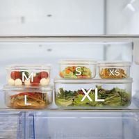 保存容器 エンバランス クリアコンテナ XL 2200ml クリア 1個 ウィルマックス