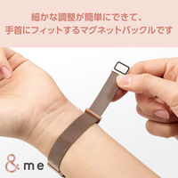 アップルウォッチバンド(41/40/38mm) ステンレス ピンクゴールド AW-41BDSSMJPN エレコム 1個（直送品）