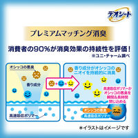 デオシート しっかり超吸収 フローラル＆グリーンの香り ワイド 52枚入 1セット（1袋×4）ユニ・チャーム