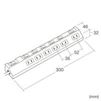 サンワサプライ 節電タップ TAP-S30-2W 1個
