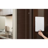 伊勢藤 ゴミ袋＆保存袋用ホルダー L ホワイト マグネット付 1セット（3個） キッチン収納