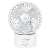 YAMAZEN 18cm サーキュレーター 首振り お手入れ簡単 全分解仕様 風量3段階 YAS-AFKW181(W) 1台