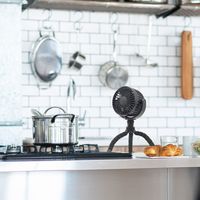 TOPLAND 9cm コンパクトファン ホーム&カー 3電源対応 風量3段階 設置アーム SF-DF28 BK 1台