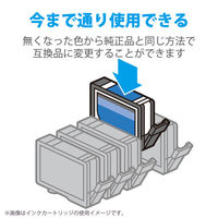 エプソン（EPSON）用 互換インクボトル CT-EHARC シアン （HAR-C互換） ハリネズミシリーズ 1個（わけあり品）