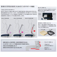 【無料引取付】【組立設置込】コクヨ デュオラ2 ハイバック 可動肘 ブラック×ソフトベージュ C08-B230CU-B1K1K1 1脚（直送品）