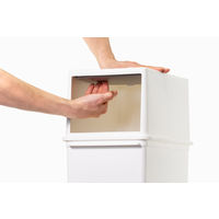 吉川国工業所 フロントオープントラッシュビン 25スリム LBD-08 ゴミ箱 25L 1個