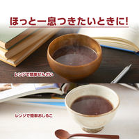井村屋 レンジで簡単！ぜんざい 沖縄県久米島「球美の塩」使用 150g 1セット（1袋×10） レンチン