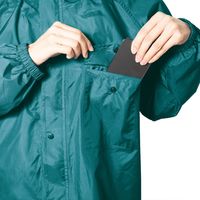 【レインウェア】 Makku（マック） デイリーレインスーツ 上下セット 合羽（カッパ） ターコイズ L AS-5120 1着