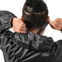 【レインウェア】 Makku（マック） レインスーツ 上下セット 合羽（カッパ） ブラック L AS-5110 1着