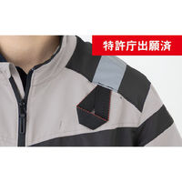 コーコス信岡  AE-5560  エコ・ボルトクール　セーフティー半袖ブルゾン ネイビー XL 1着（直送品）