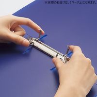 リヒトラブ CUBE FIZZ リングファイル<ツイストリング スマートスリム> ベージュ F7005-16 1箱(10冊入)