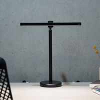 LEDデスクライト モニターライト 調光調色 3段階 Ra95 ワイヤレス充電機能付 ブラック スワン電器 DS-520BK 1台