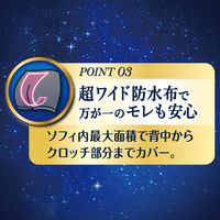 ソフィ 超熟睡密着フィット サニタリーショーツ 　ブルーグレー M 1枚 ユニ・チャーム 生理用ショーツ