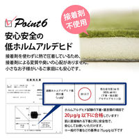 グラムスタイル ホリデープラス 撥水＆低反発ラグ 1900×1900mm ストーン 301988 1枚（直送品）