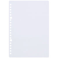 マルマン A5 ルーズリーフ 5mm方眼罫 60枚 くすみカラーアソート L1332-99 1セット（5冊）