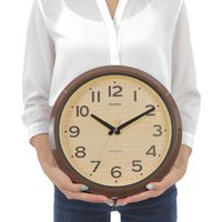 ノア精密 MAG防塵防水掛時計 モク [スイープ 防水 防塵] 直径320mm W-796 BR-Z 1個