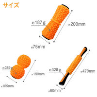 池商 ほぐし用ローラー3種セット GR-FIT008 1セット（直送品）