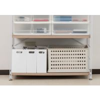 JEJアステージ ストレーショナリー ワイドボックス ホワイト 1セット(3個)