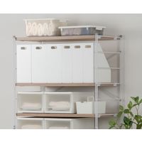 JEJアステージ ストレーショナリー スリムケース ホワイト 1セット(3個)