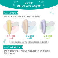 ピジョン おしゃぶり Skin 3-6/M スヌーピー柄 1個