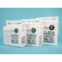 ゴミ袋 nocoo in 業務用フォルタ 白半透明 90L 厚さ:0.04mm 1パック（100枚入）日本サニパック