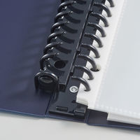 リヒトラブ SELFANA クリヤーブック<ポケット交換式> A4 ボルドーブラック N7200-3 1セット(2冊)