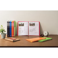 ライオン事務器 クリアーブック A4サイズS型 40枚 CR-40M ブラック 14364 1冊