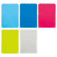 セキセイ 5インデックスフォルダー〈縦〉 ブルー ACT-915-10 1冊