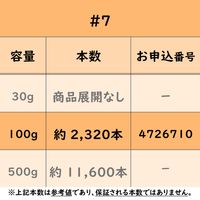 【輪ゴム】 共和 オーバンド 100g箱 GA-012 #7 アメ 1セット（100g×5箱）