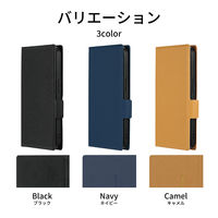 MSソリューションズ iPhone 15 Pro 薄型・軽量PUレザー手帳ケース LN-IP23BSLBK 1個