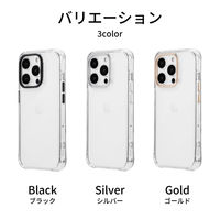 MSソリューションズ iPhone 15 Pro カメラ保護ハイブリッドケース LN-IP23CCMBK 1個