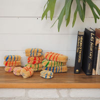 亀の子束子 シマシマ ミニ N 手に持ちやすい 定番1号サイズ 青 1個 亀の子束子西尾商店