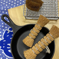 亀の子束子 カルカヤたわし（大）油汚れにに強い 鉄フライパンなどの焦げ付き・こびり付き汚れに 1個 亀の子束子西尾商店