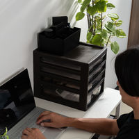 JEJアステージ デスクトートミニ ブラック 1個