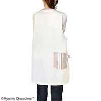 セントレディス ムーミンエプロン マルチストライプグレージュ ST-IM0058 1枚（直送品）