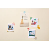 キングジム マスキングテープブック はがき エノグ シートサイズ 5冊（10枚入×5） 100×148mm 9672-002