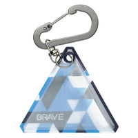 キーホルダー　安全反射　リフラッシュ　ブレイブ　ブルー　GS-1218-B　ソニック