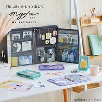 myfa（ミファ）ファスナーポケットリフィル ミニ 6穴 2枚入 1セット（2袋） LIHIT LAB.（リヒトラブ）