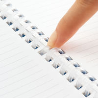 リヒトラブ CUBE FIZZ ソフティツイストノート（リングノート） A5 B罫6mm グリーン（緑） N2658-7 2冊